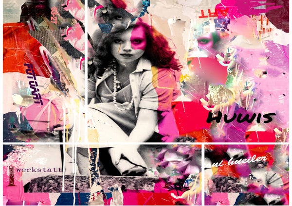 Urban Nostalgia“ – Mixed Media Pop-Art Kunstdruck