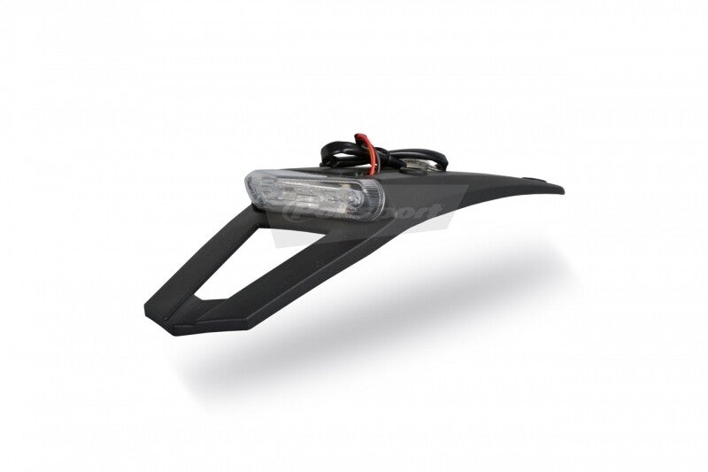 PORTAMATRICULAS POLISPORT NEGRO CON LED