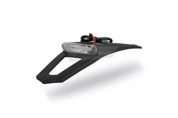 PORTAMATRICULAS POLISPORT NEGRO CON LED