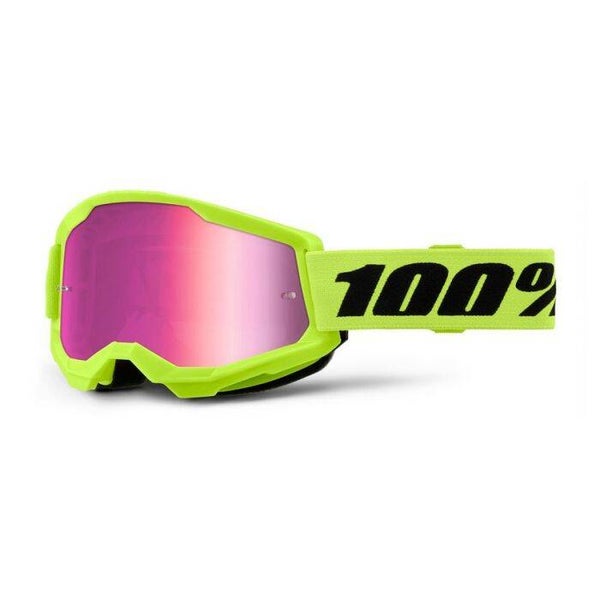 Gafas 100% Strata 2 M2 Lente Espejo AMARILLAS
