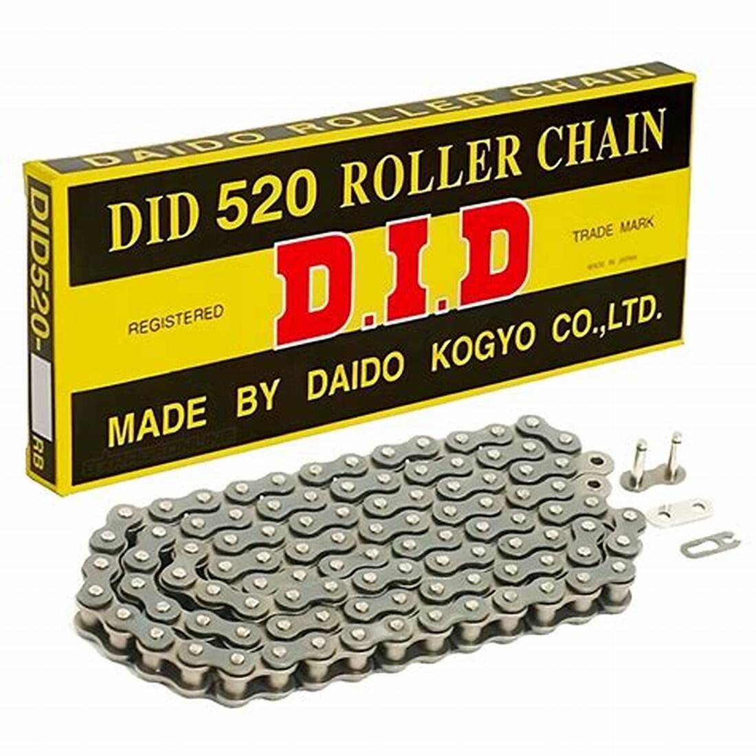 CADENA D.I.D 520 100 PASOS SIN RETENES