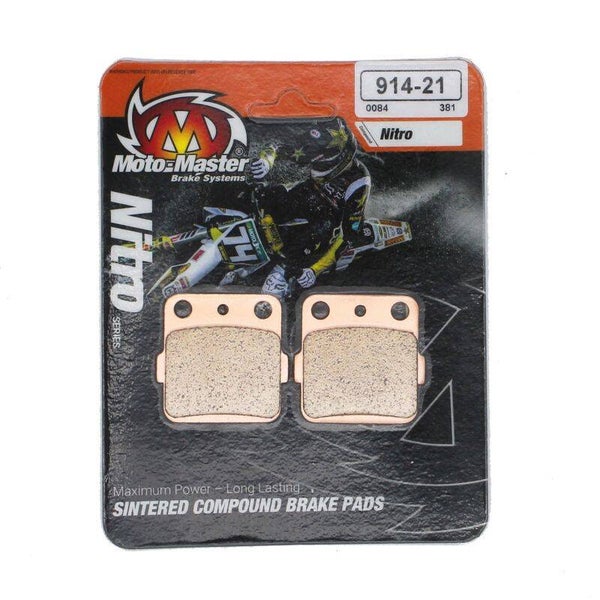 PASTILLAS FRENO DEL/TRAS MOTOMASTER NITRO SINTETIZADAS 914-21 HONDA SUZUKI KAWASAKI YAMAHA