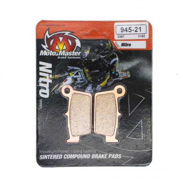 PASTILLAS FRENO TRASERO MOTOMASTER NITRO 945-21 APRILIA YAMAHA KAWASAKI SUZUKI GASGAS BETA TM FANTIC