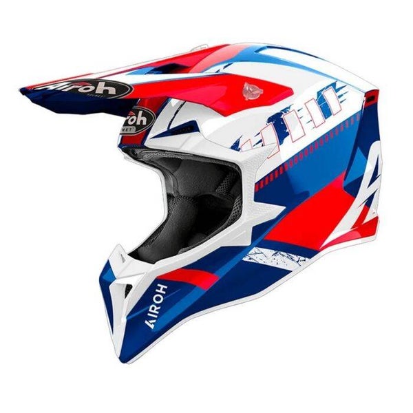 AIROH WRAAP FEEL BLUE/RED GLOSS ULTIMA UNIDAD L