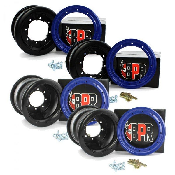 Pack llantas BPR 2x10" 2x9" beadlock aluminio