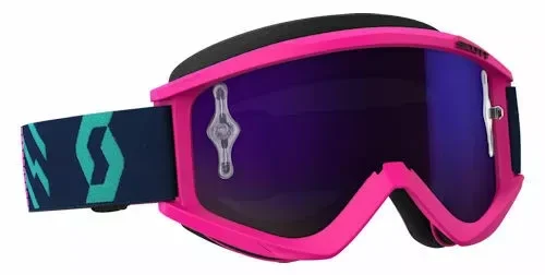 Gafas SCOTT Recoil rosa turquesa / púrpura chom espejado
