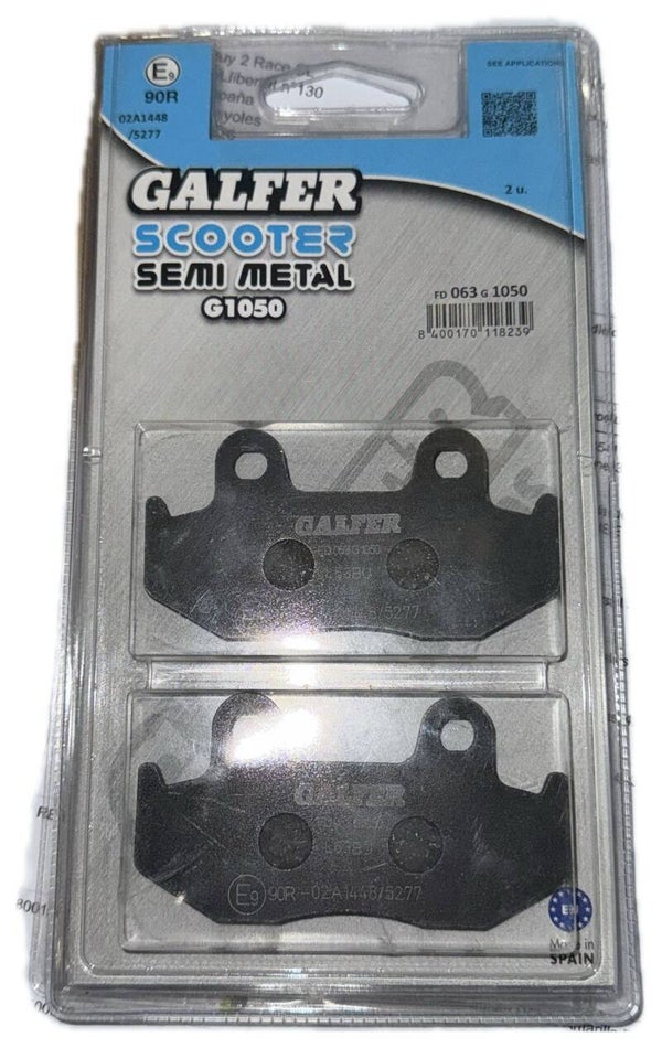 PASTILLAS GALFER SCOOTER SEMI METAL G1050