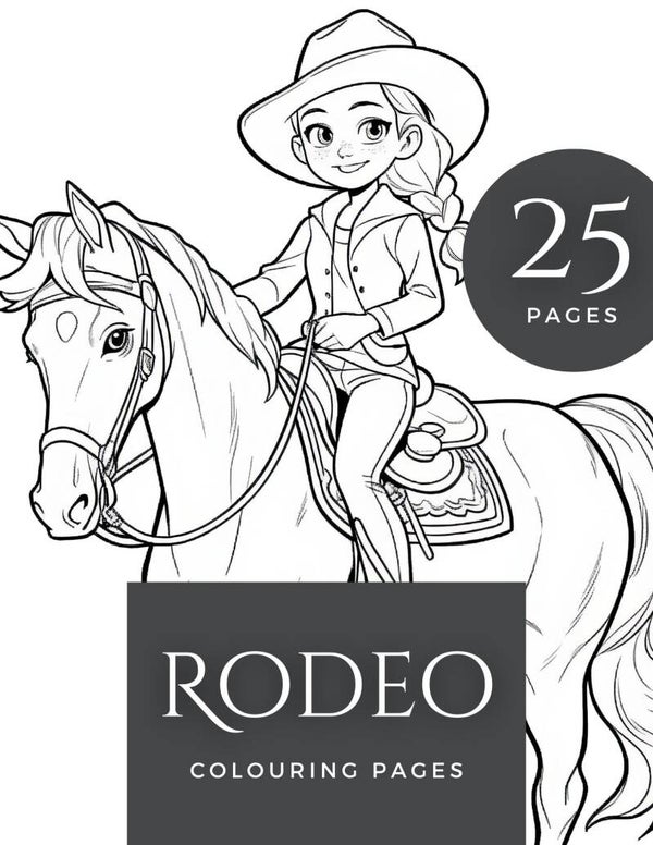 Rodeo Colouring Pages