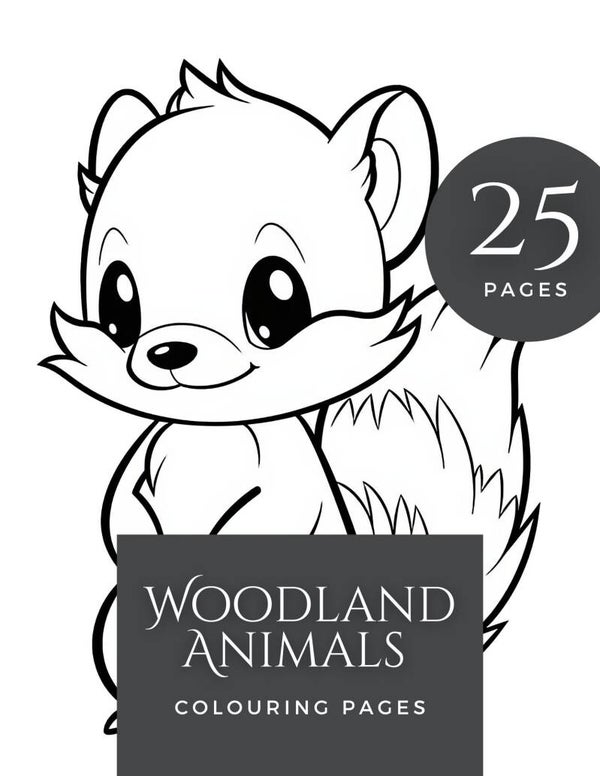 Woodland Animals Colouring Pages