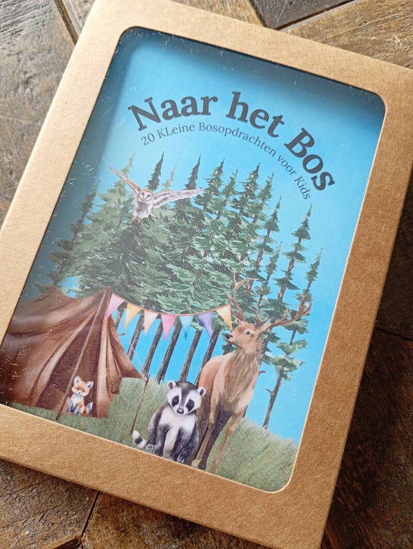 Naar het bos - 20 Kleine Bosopdrachten voor kids