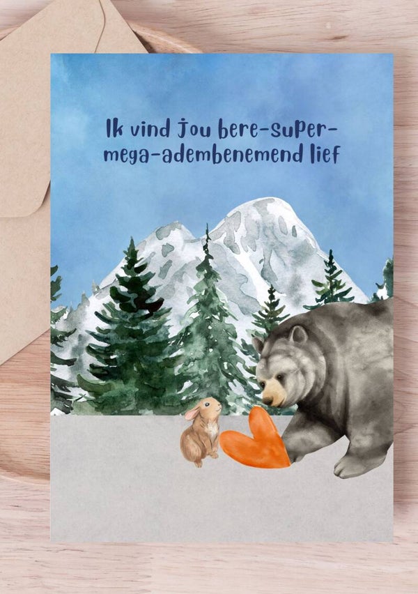Kaart A6 - Berelief