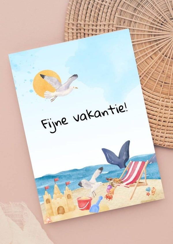 Kaart A6 - Fijne vakantie!