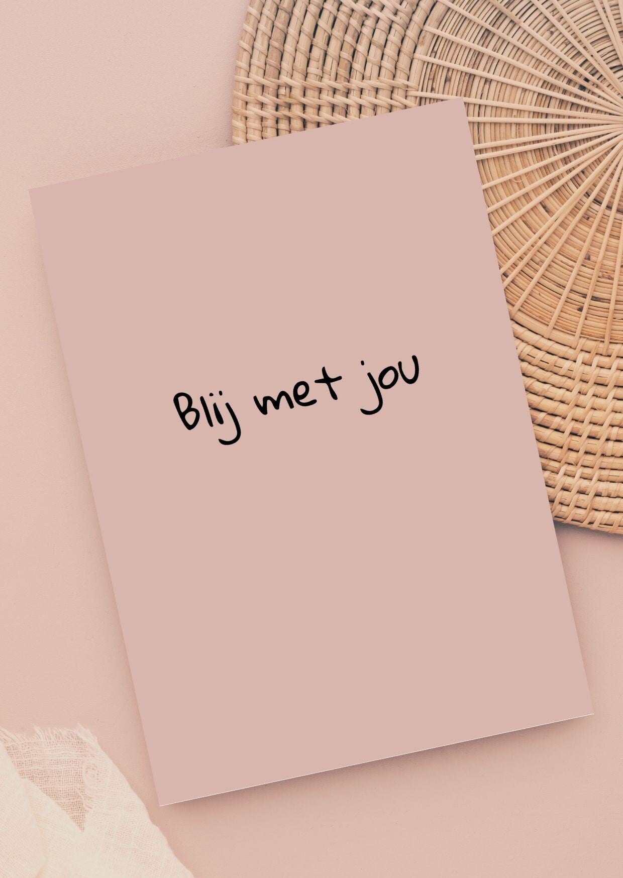 Kaart A6 - Blij met jou