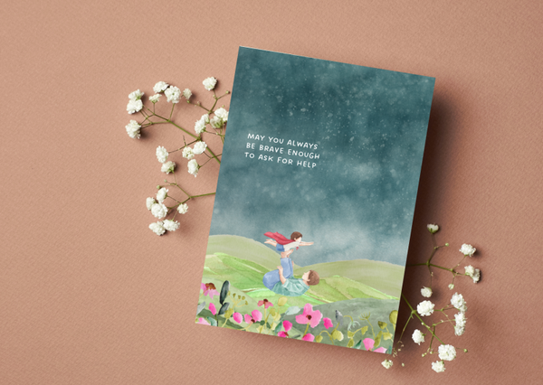 Kaart Brave Enough (A6)