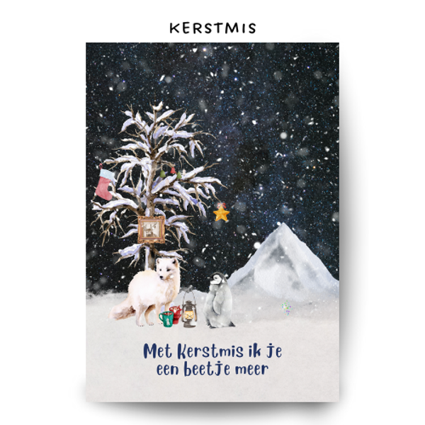 A6 Kerstkaart - Kerstmis je