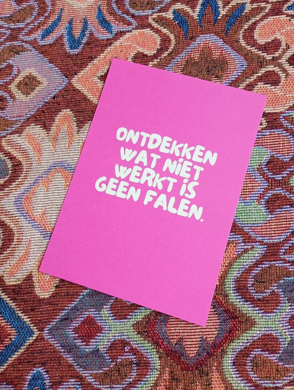 Kaart - Ontdekken wat niet werkt A6