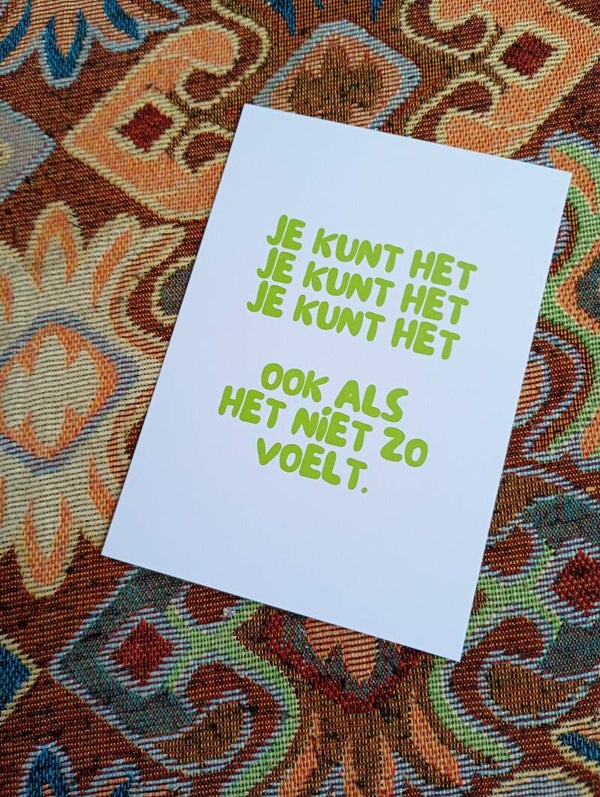 Kaart - Ook als het niet zo voelt A6