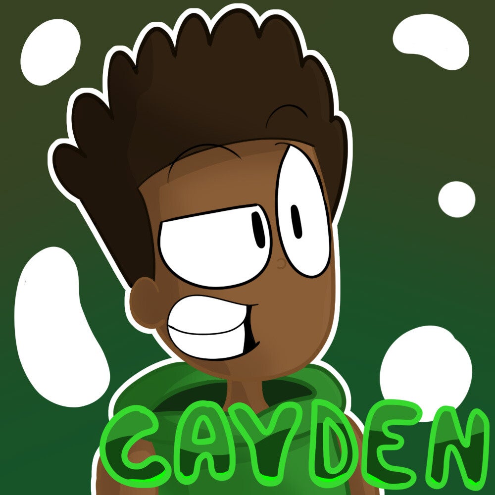 Cayden Character Sticker