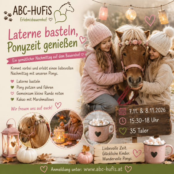 Laternenpony 7.11.2026 oder 8.11.2026