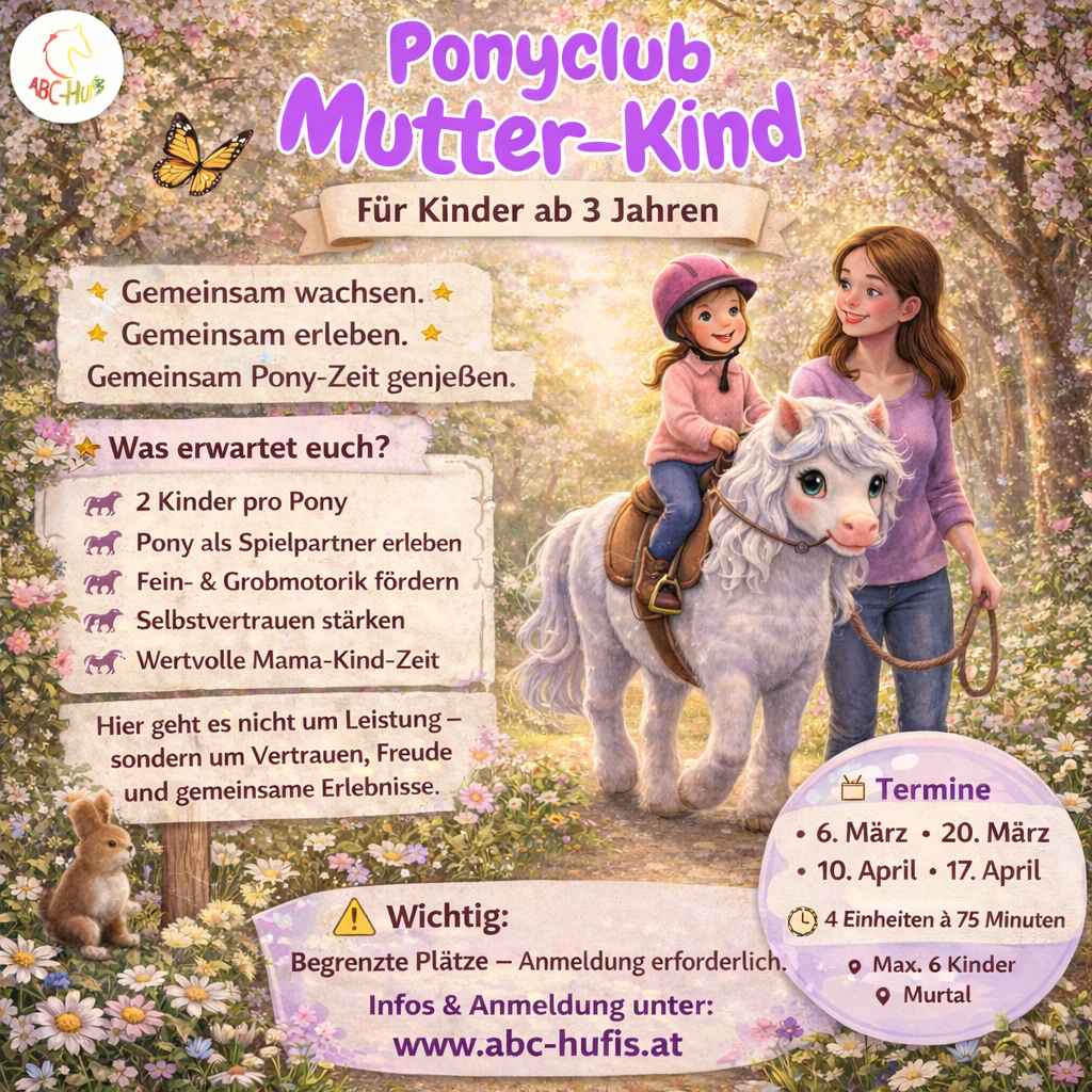 Mutter-Kind Ponyclub ab 3 Jahre