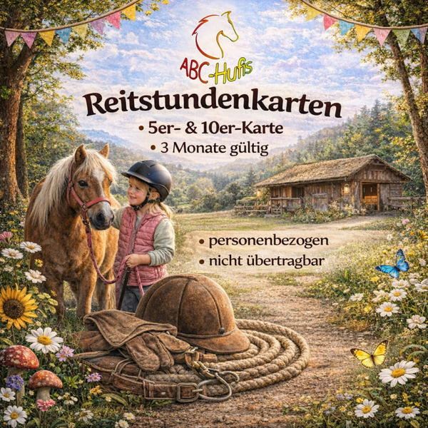 10er-Karte / 5er-Karte 🐎können bei uns persönlich gekauft werden