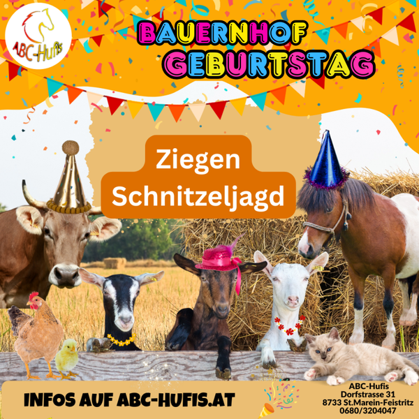 Ziegenschnitzeljagd ab 7 Jahre