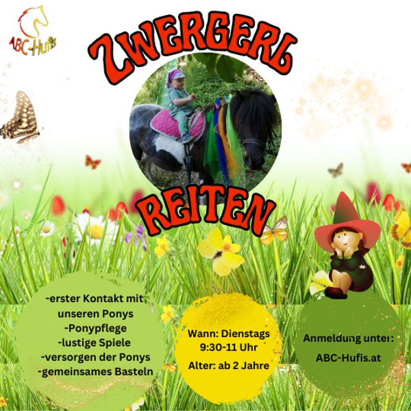 Zwergerl Reiten Dienstag Vormittag