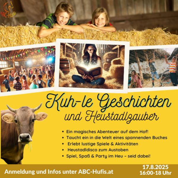 Kuh-le Geschichten und Heustadlzauber 17.8.2025