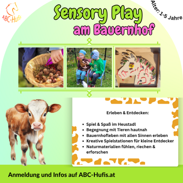 Sensory Play am Bauernhof 1-5 Jahre
