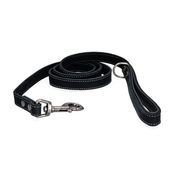 Laisse cuir pour chien avec poignée Spotted! Pro