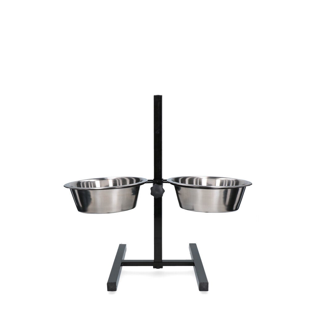 Gamelle en acier inoxydable avec support en T