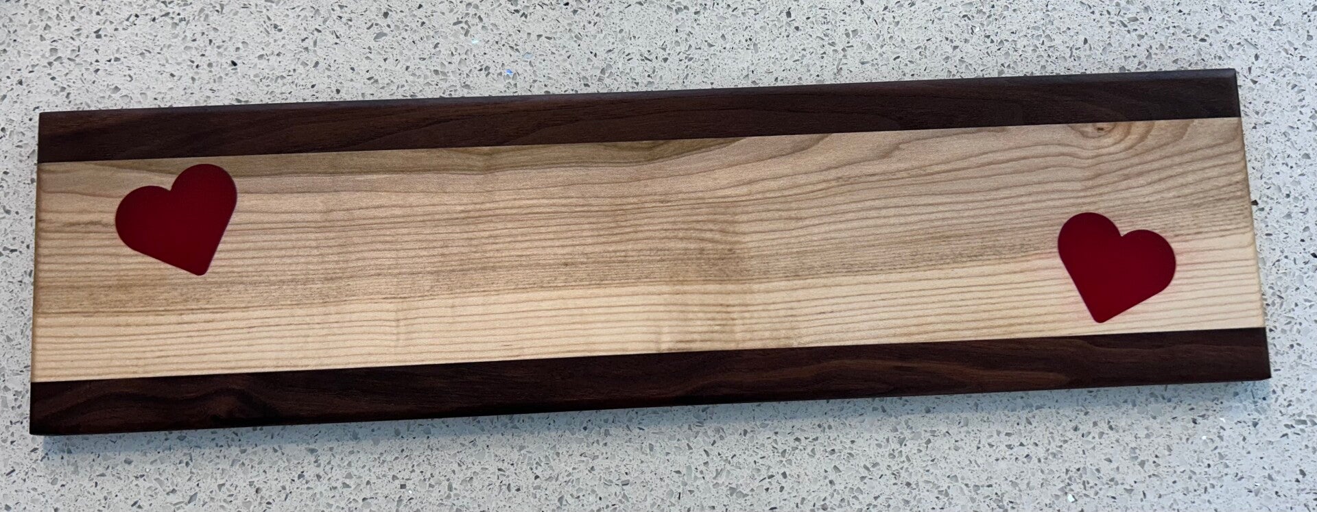 Double Heart Charcuterie Board