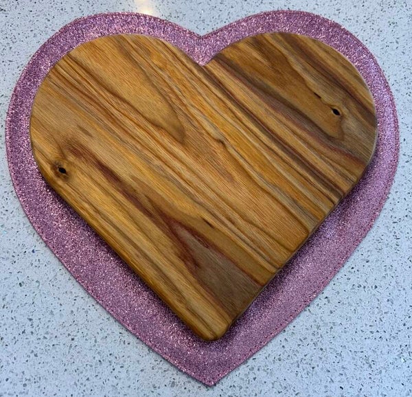 Amber Heart Charcuterie Board