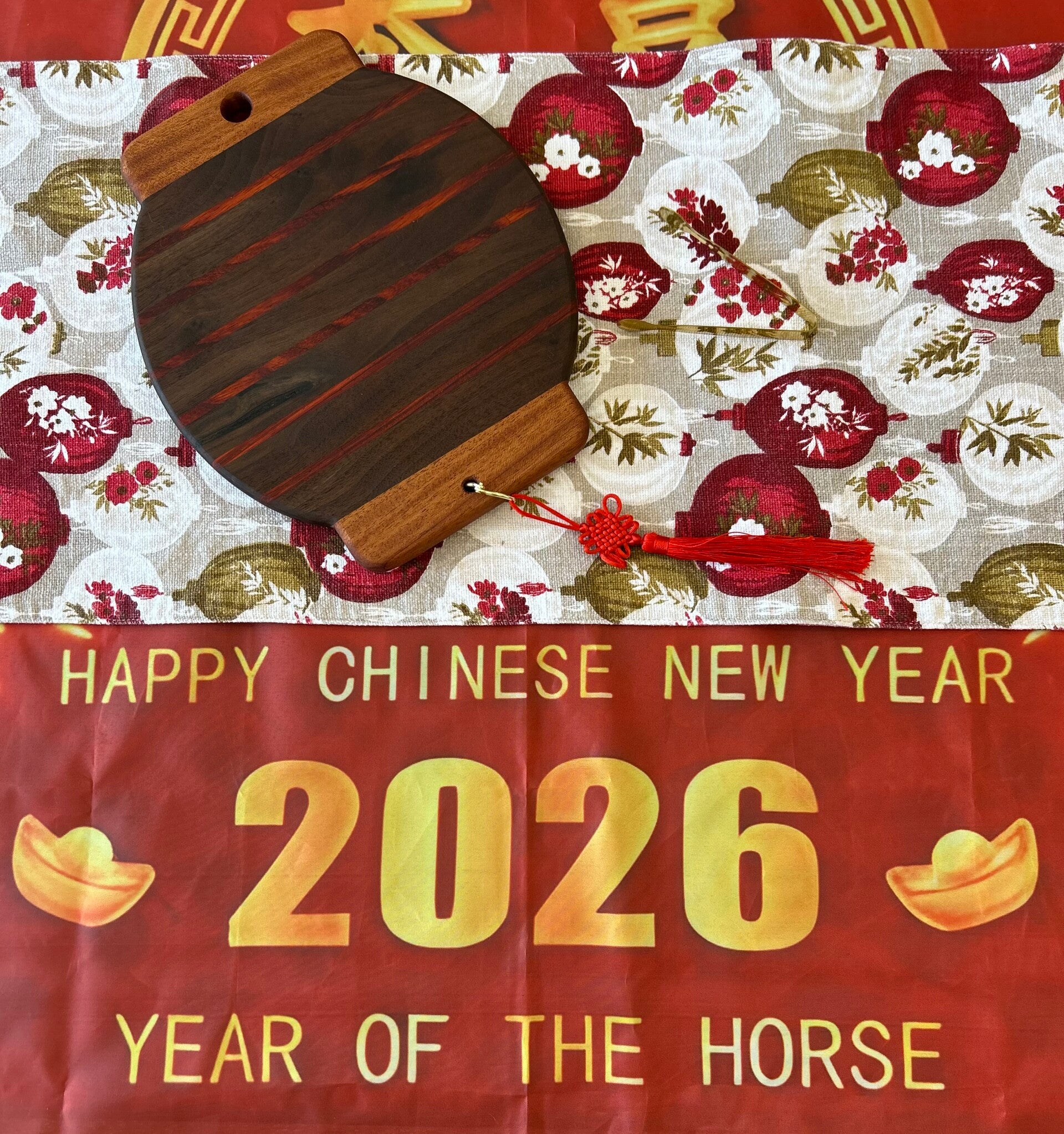 Chinese New Year Charcuterie Board (Round Lantern)