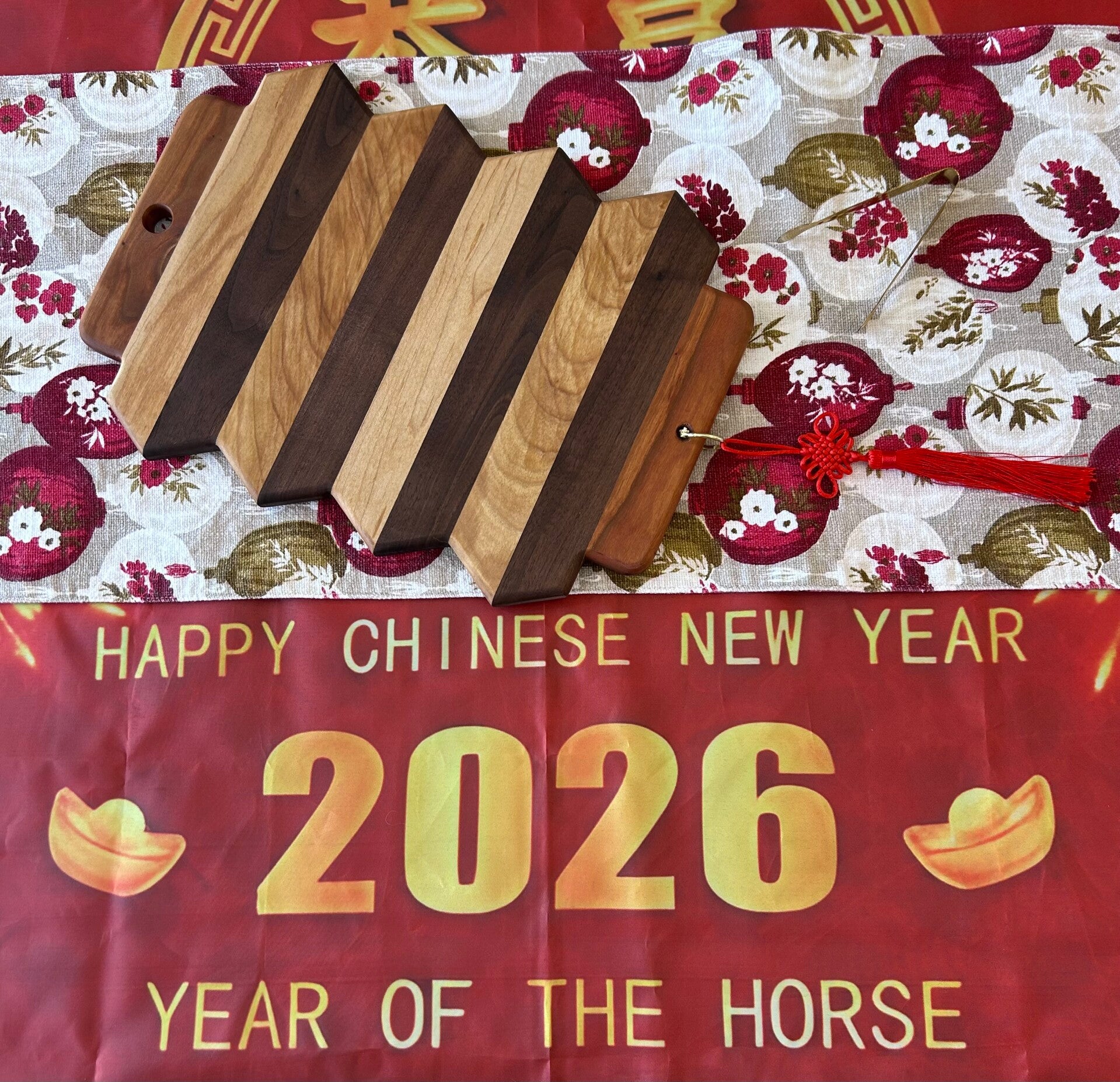 Chinese New Year Charcuterie Board (Accordion-style Lantern)