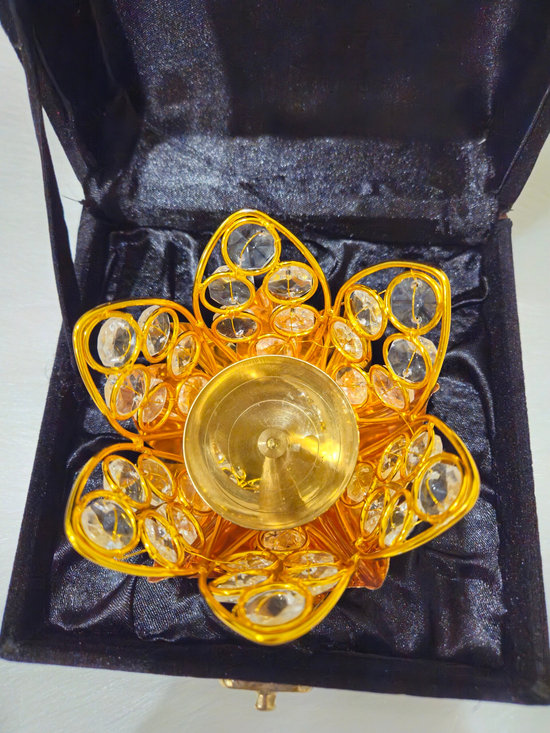 Diamond Crystal Diya Giftset