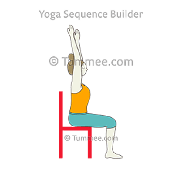 Cours de yoga sur chaise