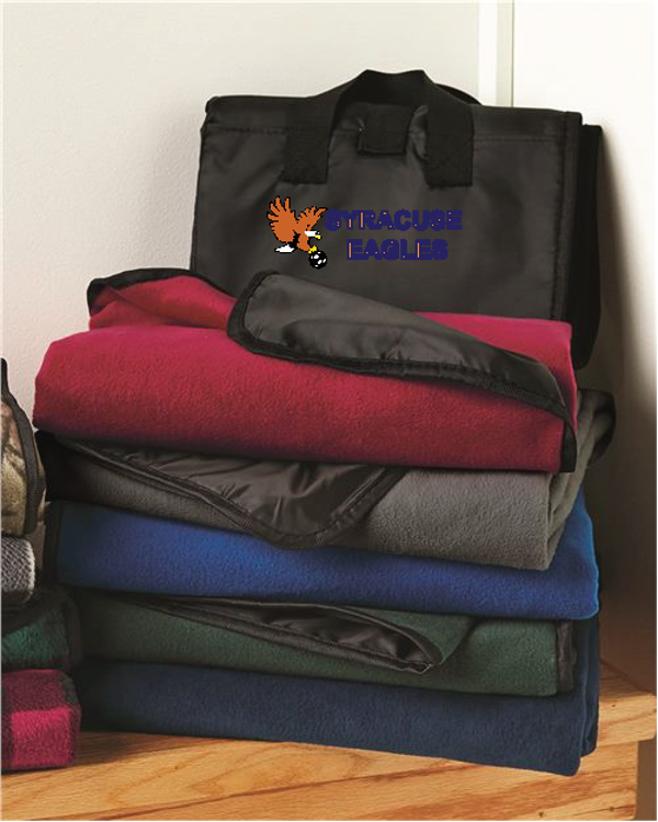Fleece Picnic Blanket Navy 30.00