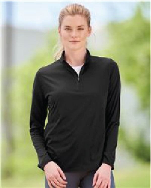 Ladies Quarter-Zip  Navy