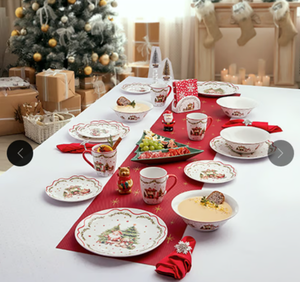 Vajilla de Santa de 16 piezas de Porcelana para 4 Personas