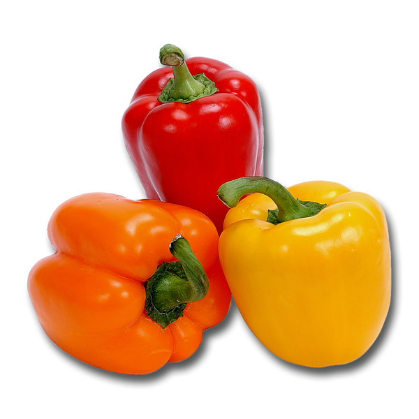 Poivron jaune, rouge ou orange