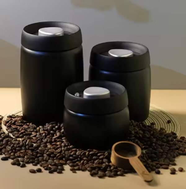 Airtight Stainless Steel - Coffee Bean Storage Container