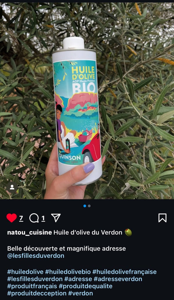Huile d'olive Bio Aop Haute Provence 50cl Valeurs Parc