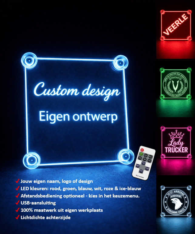 Custom LED Acryl Lichtbakjes – (Eigen Ontwerp)
