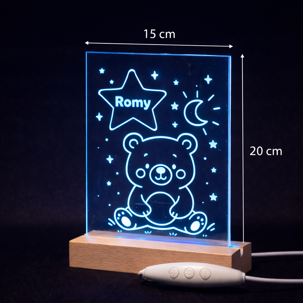 Gepersonaliseerd LED-display - 15 × 20 cm (RGB)