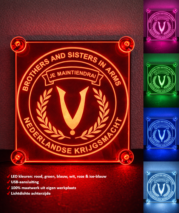 Veteraan LED Lichtbord – Nederlandse Krijgsmacht