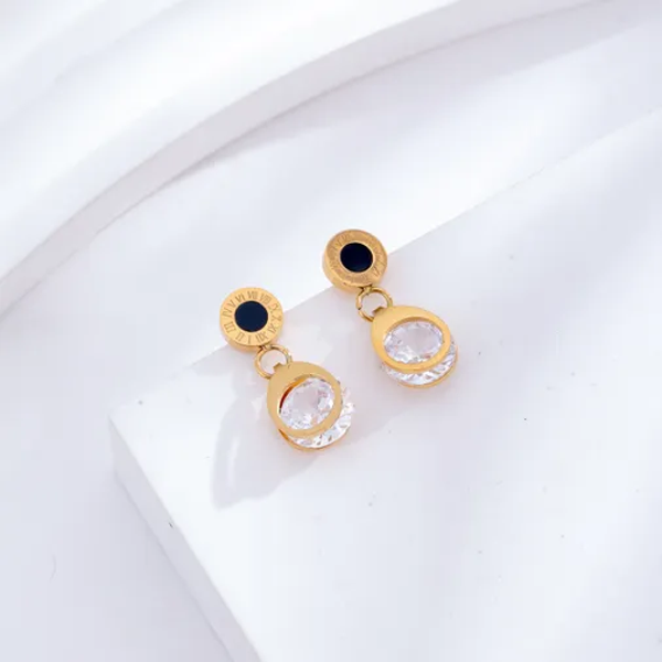 995	Mini aretes vintage-acero titanio