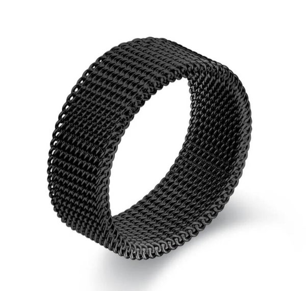 160 Anillo Malla No. 8 Caballero Negro