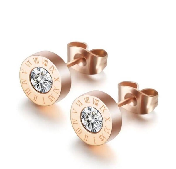 070 Aretes numeros romanos