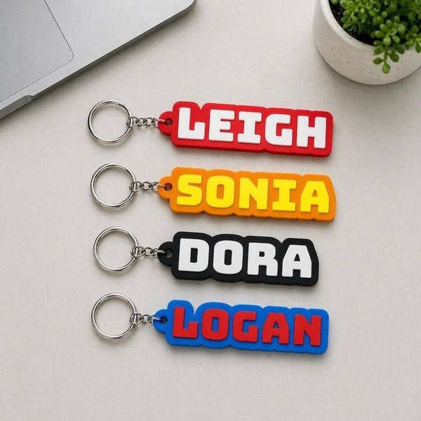 Custom sleutelhanger met naam